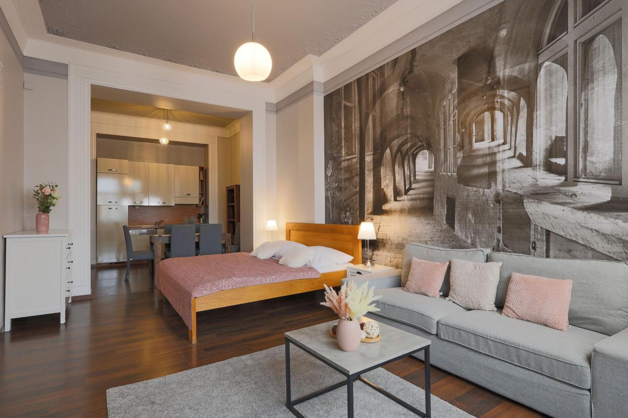 Janáčkovo nábřeží 19 - Riverside Apartments Praga Exterior foto